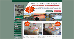 Desktop Screenshot of cassvillebudgetinn.com